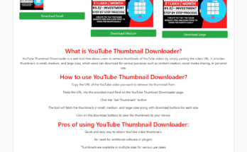 How to Develope a YouTube Thumbnail Downloader Using HTML, CSS, and JavaScript?