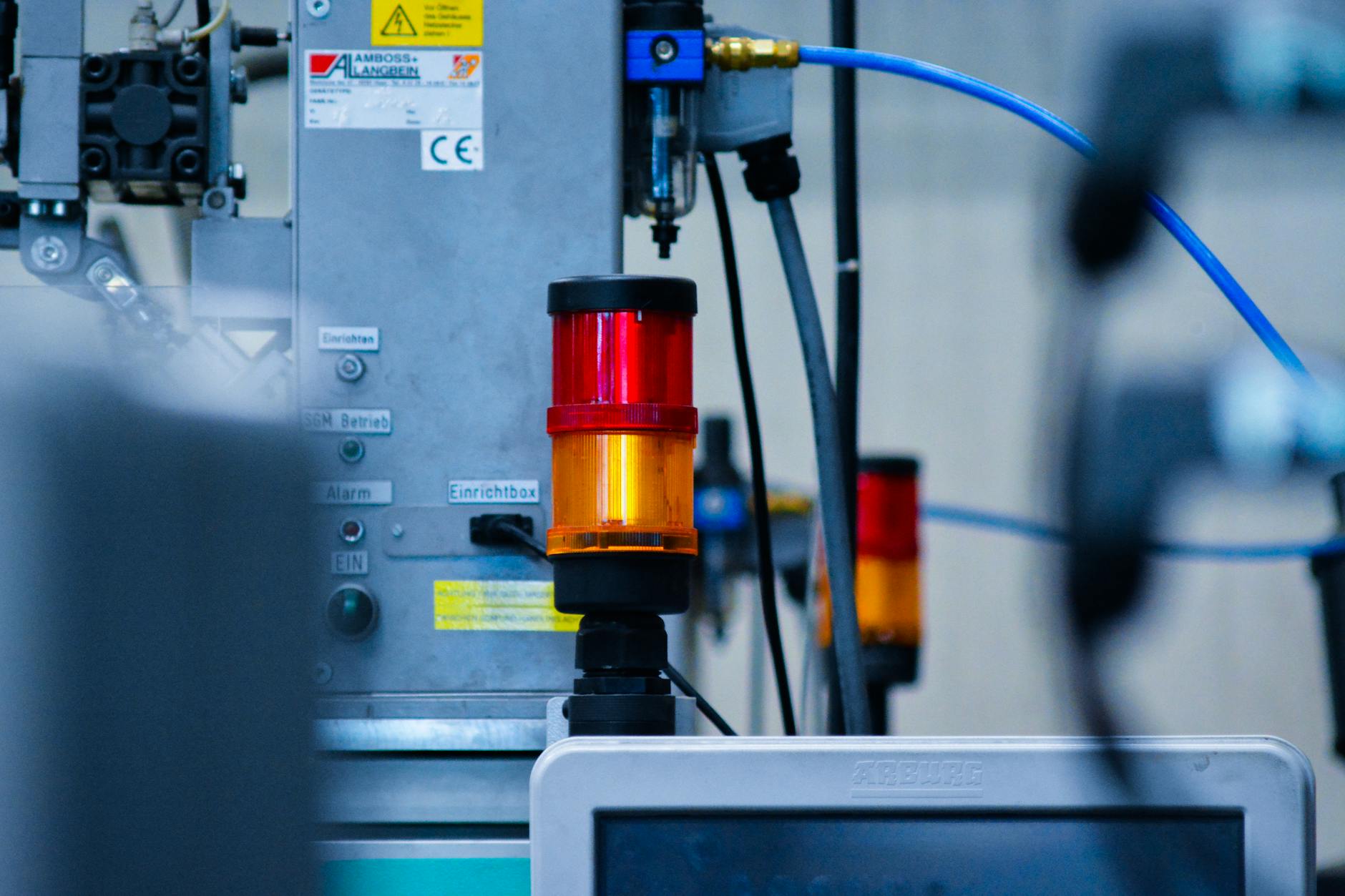 Digital workflow diagram showing automated processes and connected systems