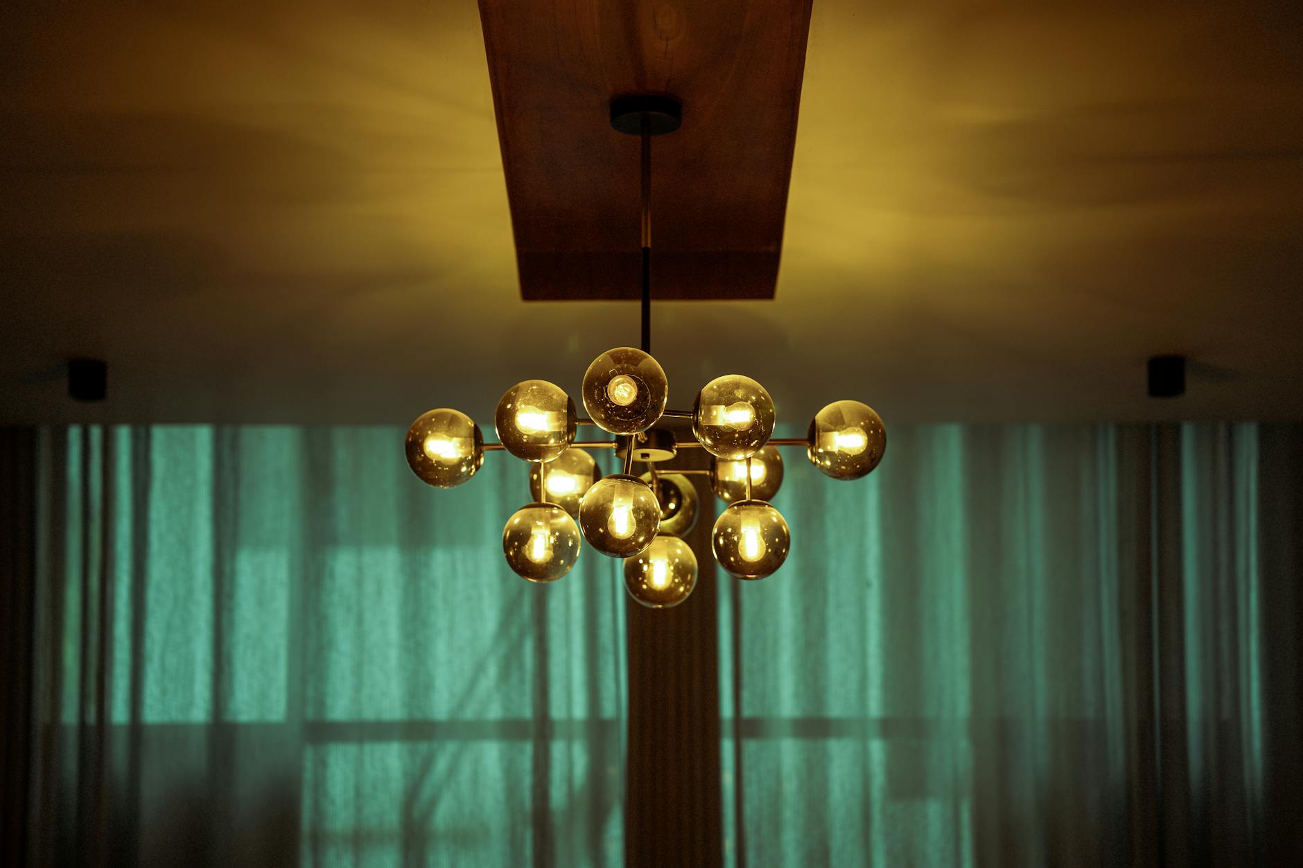 Smart home lighting control panel showing automated home management system