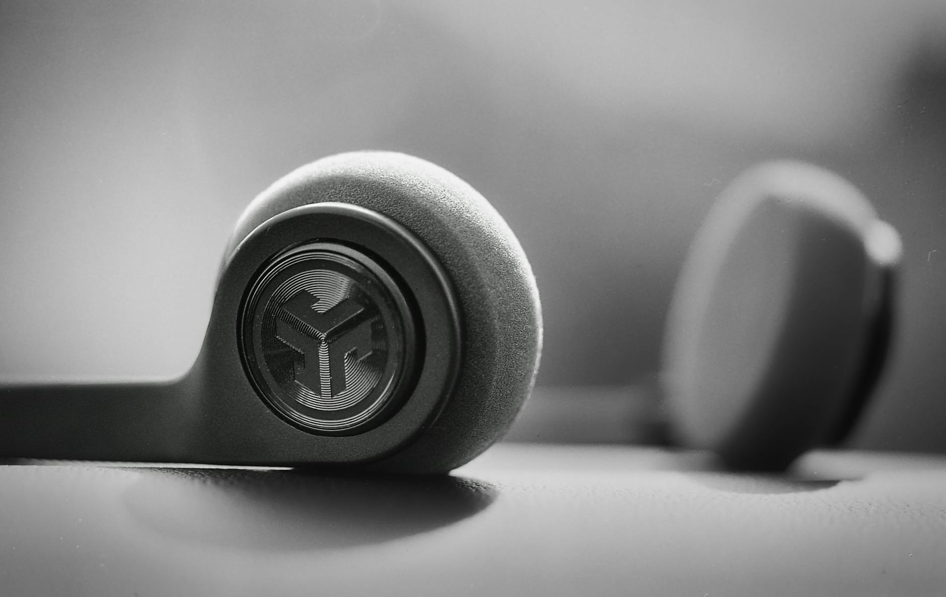 High-end gaming headset showing detailed construction and premium materials