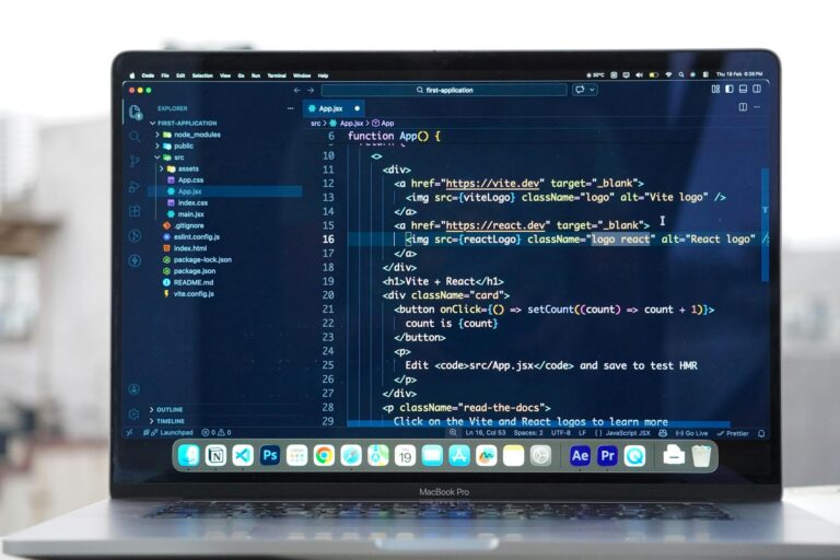 Complete Guide to Notion Formulas: Advanced Database Automation and Custom Properties Close-up of laptop screen showing code and database interface for Notion formula development