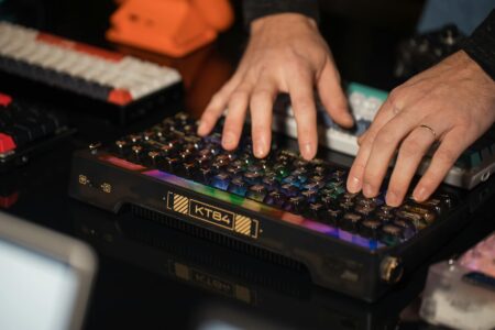 Keychron Q3 Max vs NuPhy Air96: Best Wireless Mechanical Keyboard Mechanical keyboard on a clean desk setup with wireless connectivity