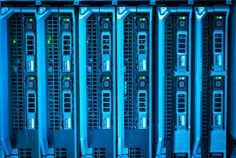 Server rack in a home lab environment representing self-hosted infrastructure