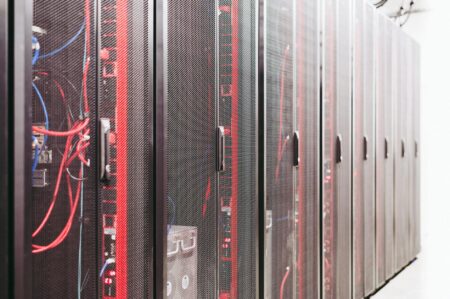 A home server rack setup used for self-hosted applications