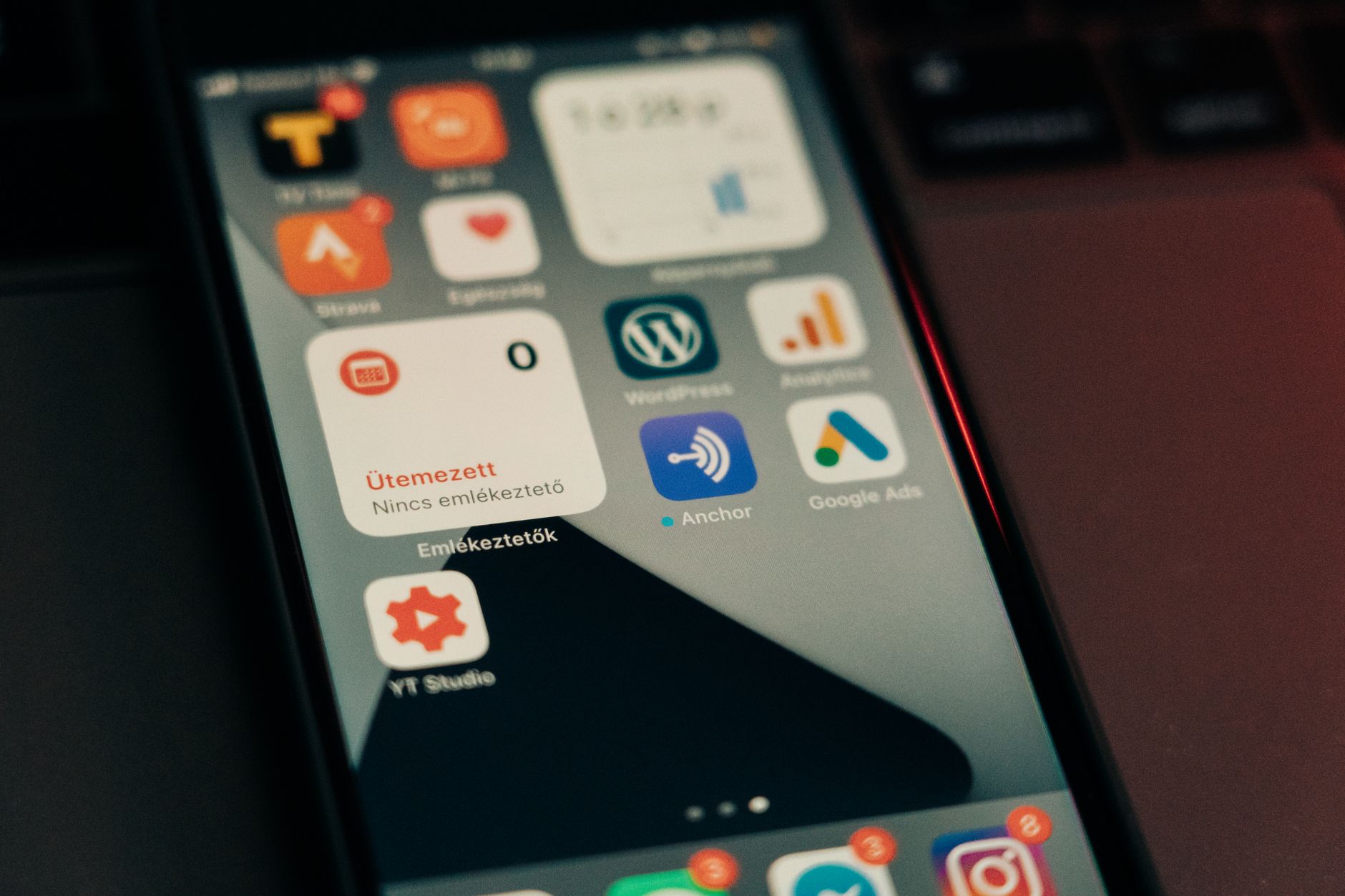 A smartphone displaying push notification alerts on its lock screen