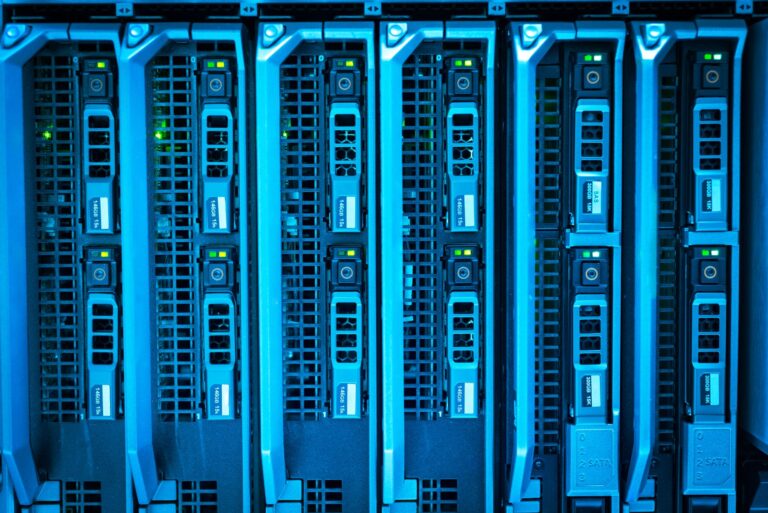 Set Up Homarr as a Self-Hosted Home Server Dashboard A home server rack setup with networking equipment and cables