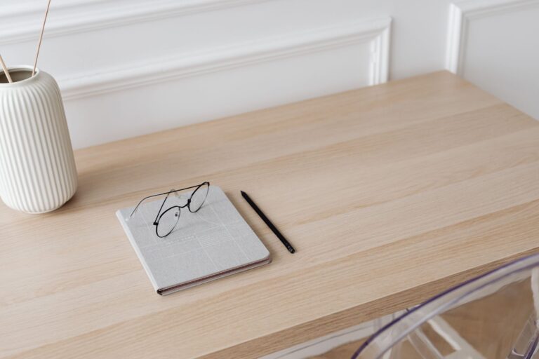 Set Up Paperless-NGX for Self-Hosted Document Management A clean home office desk setup representing a personal document management workspace