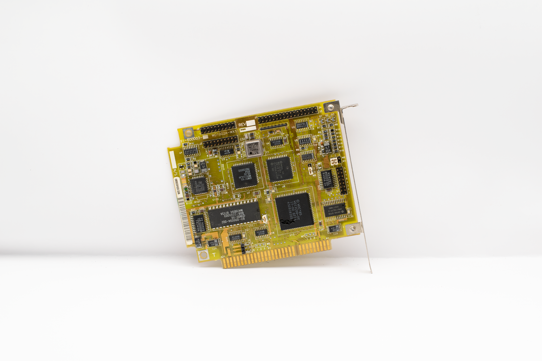 A Raspberry Pi single-board computer on a desk, ready for a server setup project