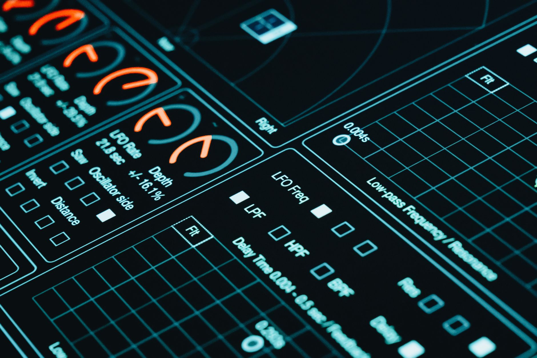 Web-based management dashboard showing system status and controls