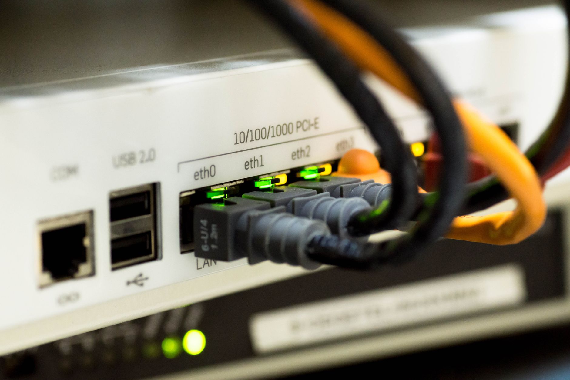 A web-based network monitoring dashboard showing live system metrics and graphs