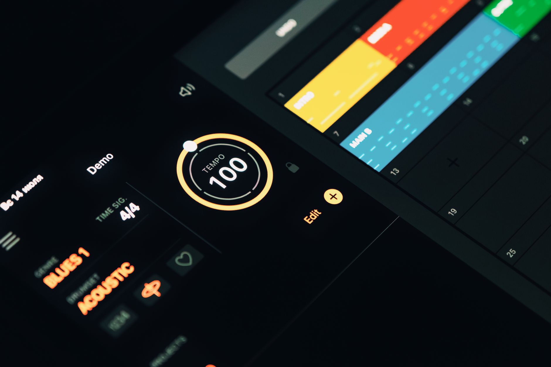 A smartphone displaying a home automation control app interface