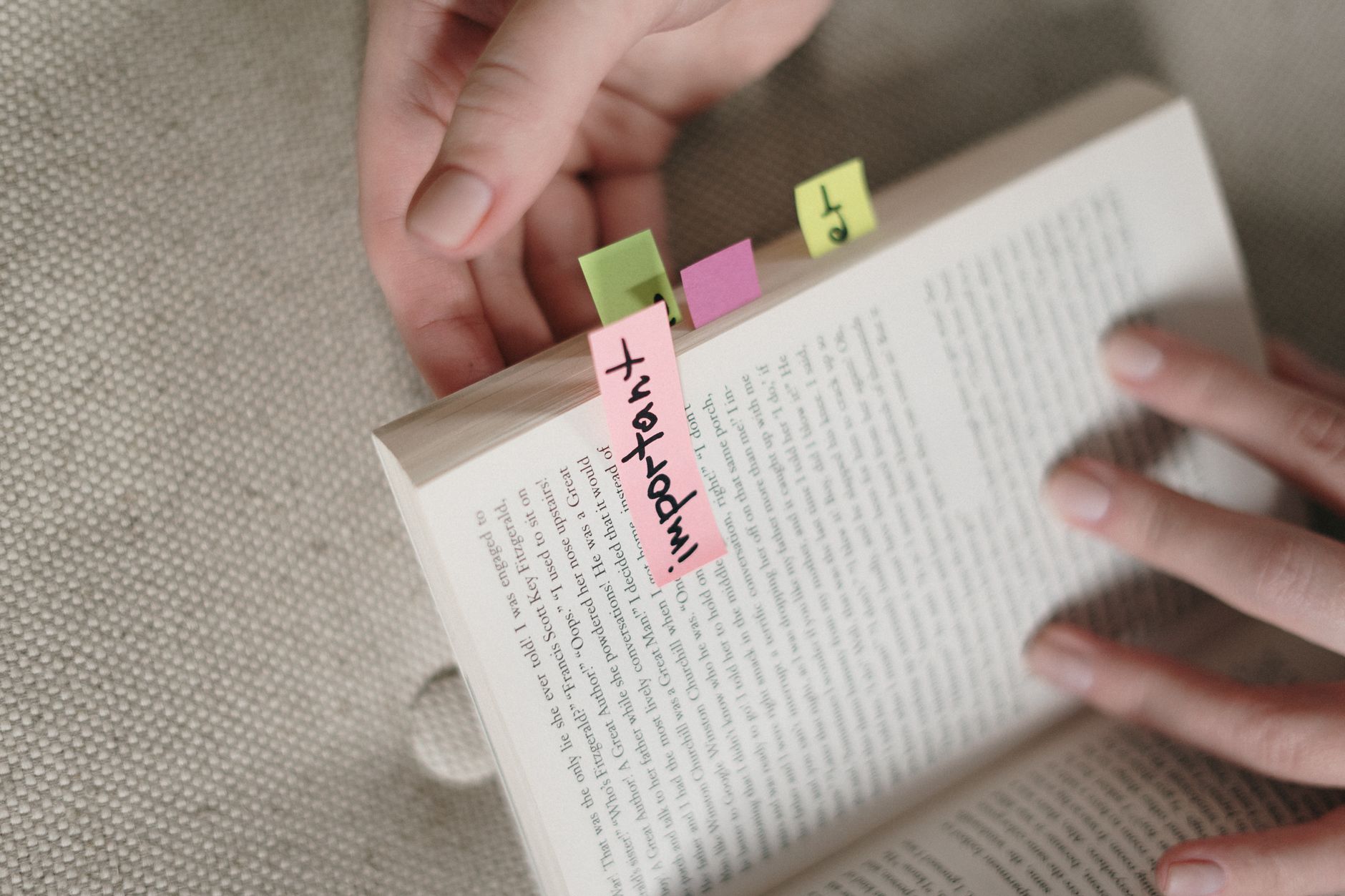 Organized digital bookmarks displayed on a computer screen