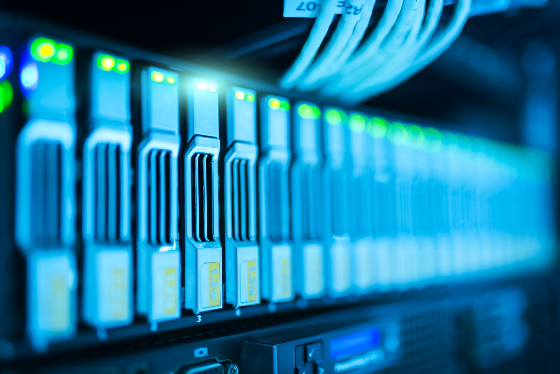 A small home server or mini PC used for self-hosted software applications
