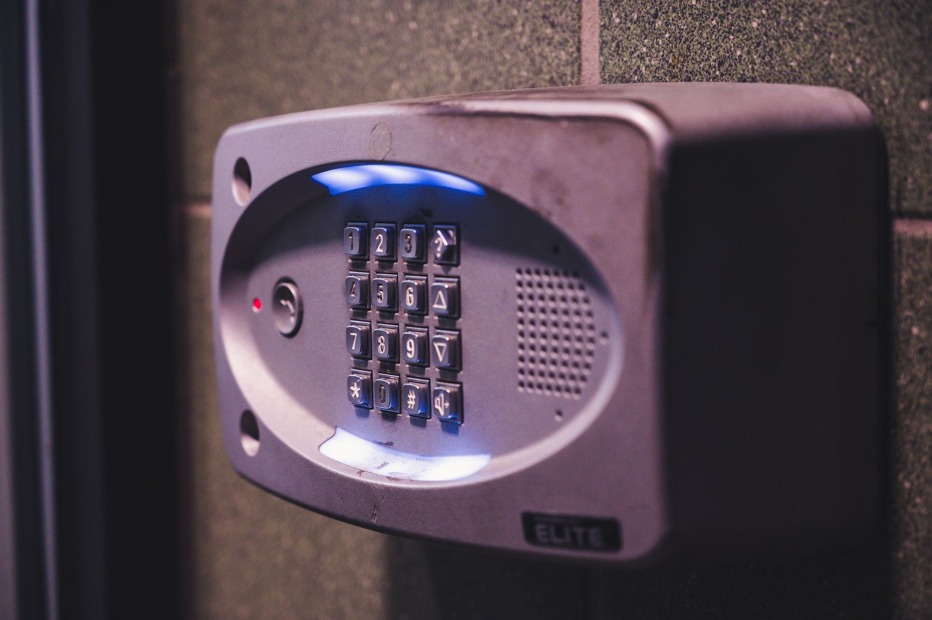 A digital lock icon representing password security and encrypted data storage
