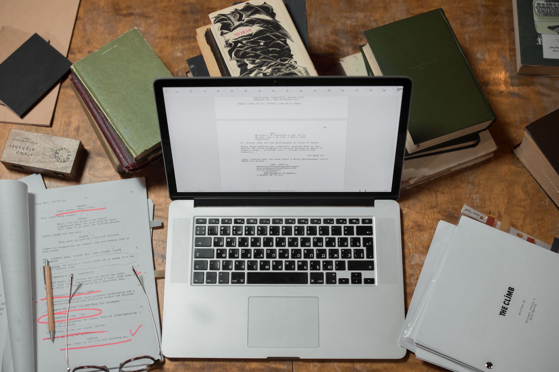 Person editing a document on a laptop representing collaborative online document editing
